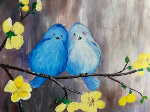 Spring Love Birds